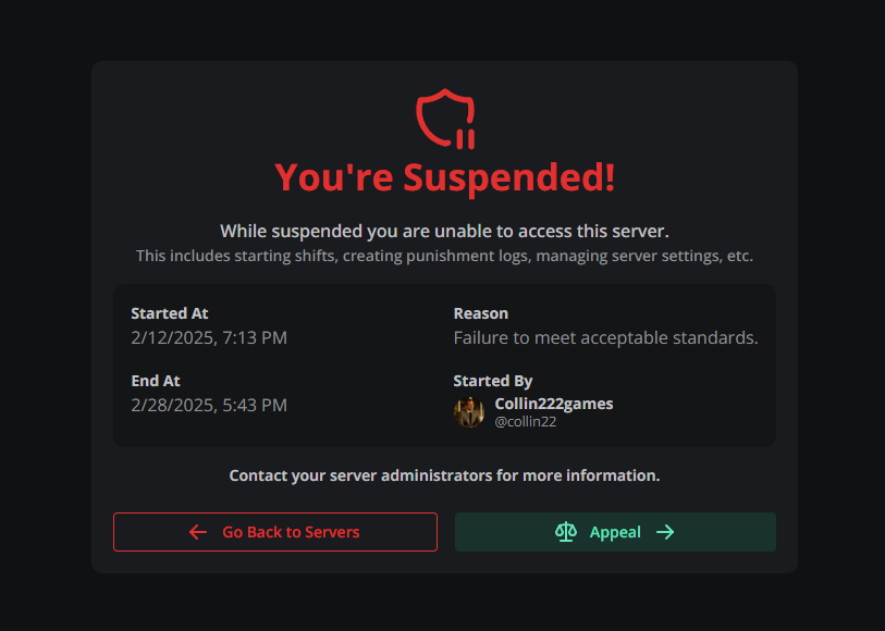 infractions resource access